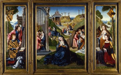 The Ashwellthorpe Triptych of the Seven Sorrows of Mary by Master of the Legend of the Magdalen